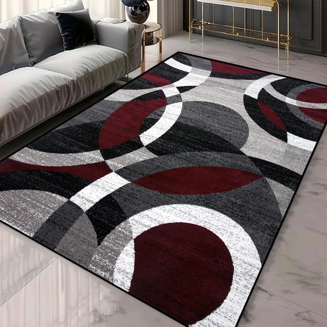 Floor Mat: Geometry Carpets - Soft Luxury Rugs for Living Room