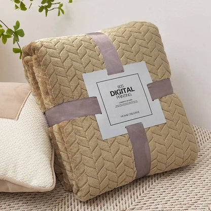 Blanket - Fluffy Coral Velvet Double Sided & Breathable