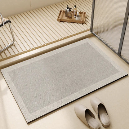Bath Mat - Quick Dry & Absorbent Non-Slip Diatomaceous Earth 