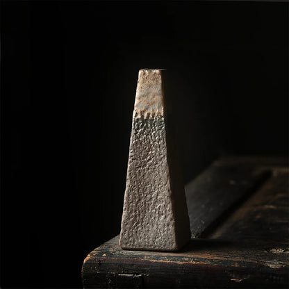 Ceramic Vase: Retro Pottery Mini Vase - Ceramic Tabletop Decor
