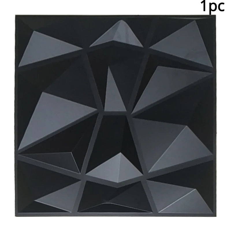 3D Wall Panels: Waterproof 30x30cm Wall Decor for Living Room