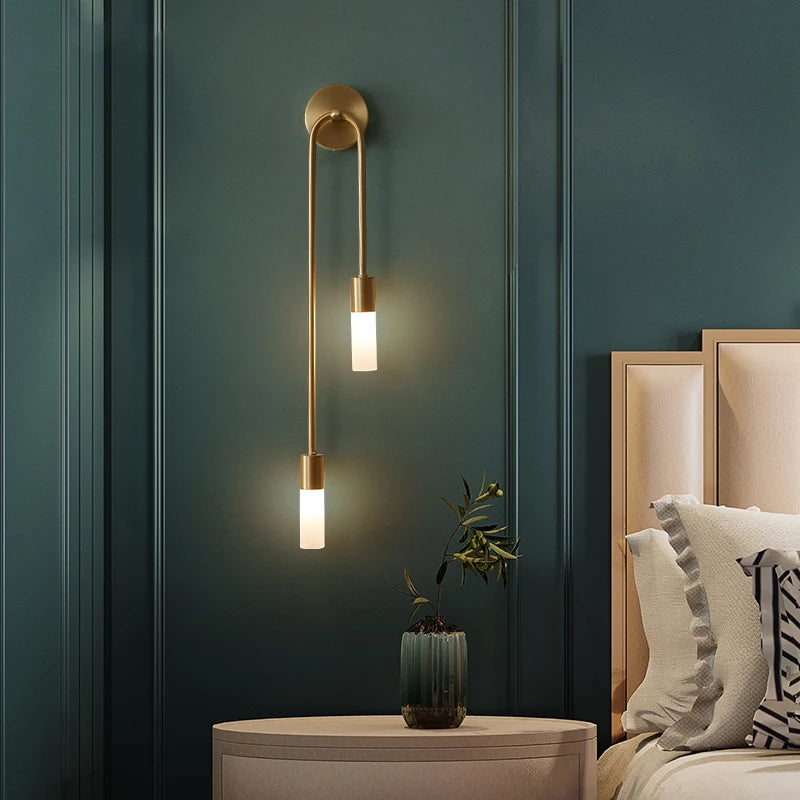 Modern LED Wall Lights Line Lamps Indoor Lighting for Bedroom Bedside TV Background Led Lamps Home Decor Light Fixture
