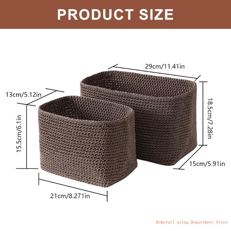 Woven Storage Basket - Decorative Organizer for Home & Gifts