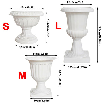 Mini Flowerpot Plastic Pedestal Succulent Planter Nordic Vase