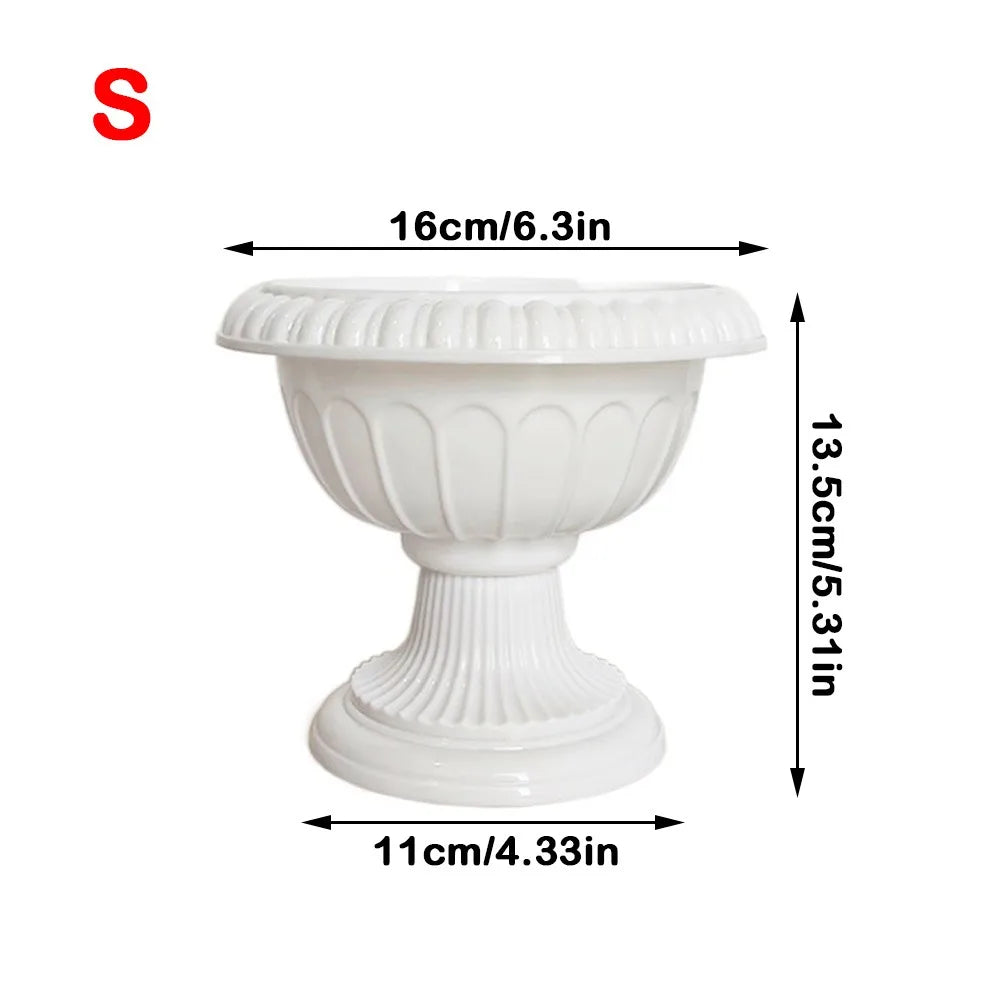 Mini Flowerpot Plastic Pedestal Succulent Planter Nordic Vase