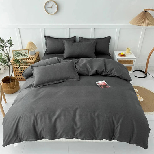 Soft Bedding Set - 4-Piece All Season Comfort for Dorms