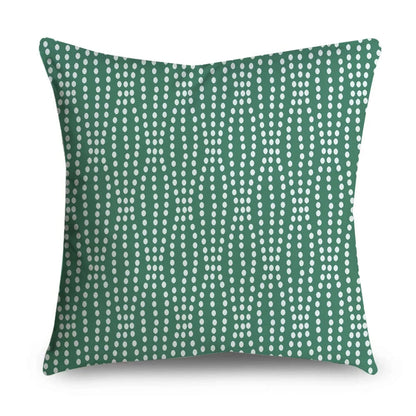 Pillowcase: Green Pattern Home Decor Cushion Cover