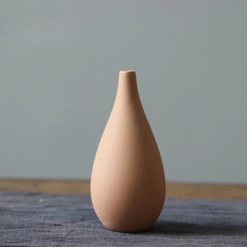 Ceramic Vase: Nordic Minimalist Decor for Home Photography