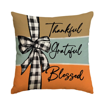 Pillow Covers - Autumn Thanksgiving Set of 1/4, No Core