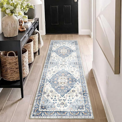 Bohemian Runner Rug - Soft, Anti-Slip Kitchen Carpet
