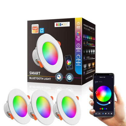 RGB LED Downlight 10W - APP & Remote Color Changing