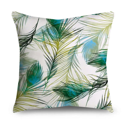 Pillowcase: Green Pattern Home Decor Cushion Cover