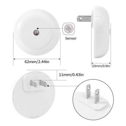 Night Lights: LED Night Light Plug-In - Smart Sensor for Bedroom & Hallway