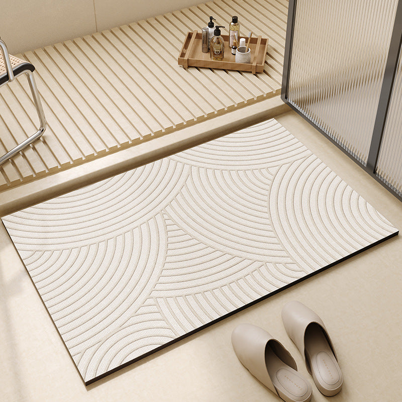 Bath Mat - Quick Dry & Absorbent Non-Slip Diatomaceous Earth 