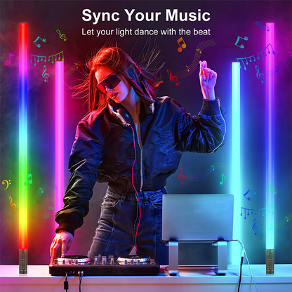 RGB Corner Floor Lamp - App Controlled & Musical Dimmable