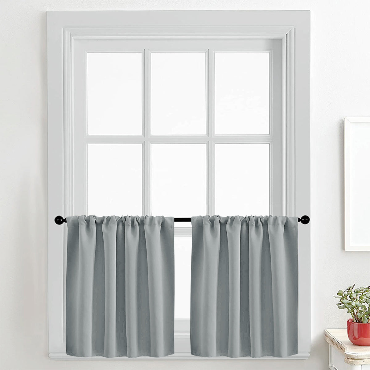 High Blackout Short Curtain, UV Protection for Kitchen