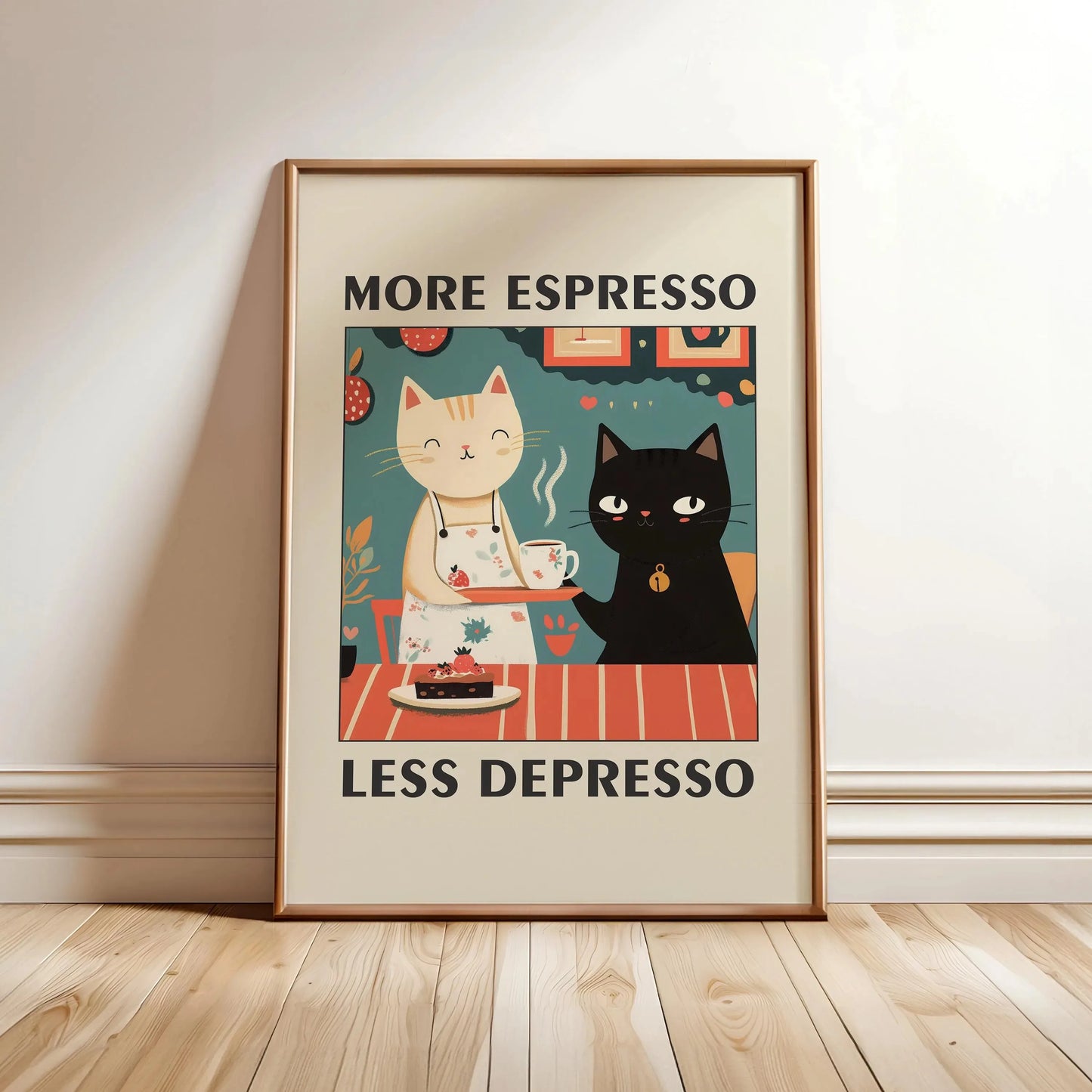 Wash Your Paws Black Cat Canvas Print Bathroom Cat You Pooping Wall Art Poster for Modern Living Room Toilet Kitchen Home Decor