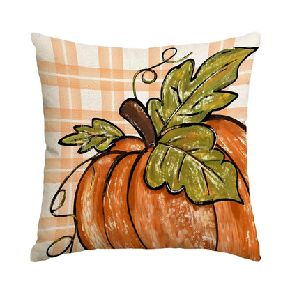 Pillow Covers - Autumn Thanksgiving Set of 1/4, No Core