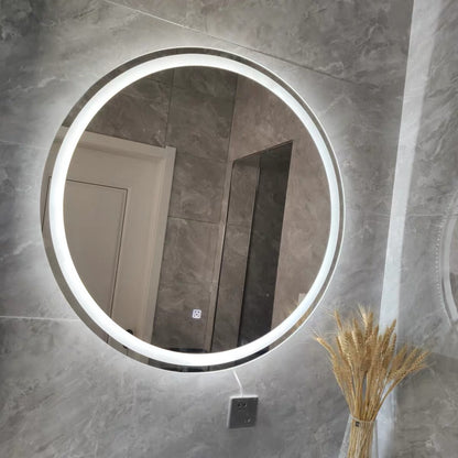 LED Anti-Fog Nordic Bathroom Mirror - Customizable & Luminous
