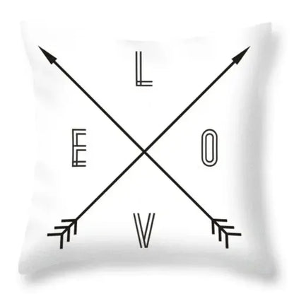 Pillow Cover - Modern Nordic Geometric Black White Design