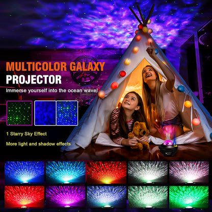 Starry Projector Galaxy Night Light Bluetooth Music Lamp