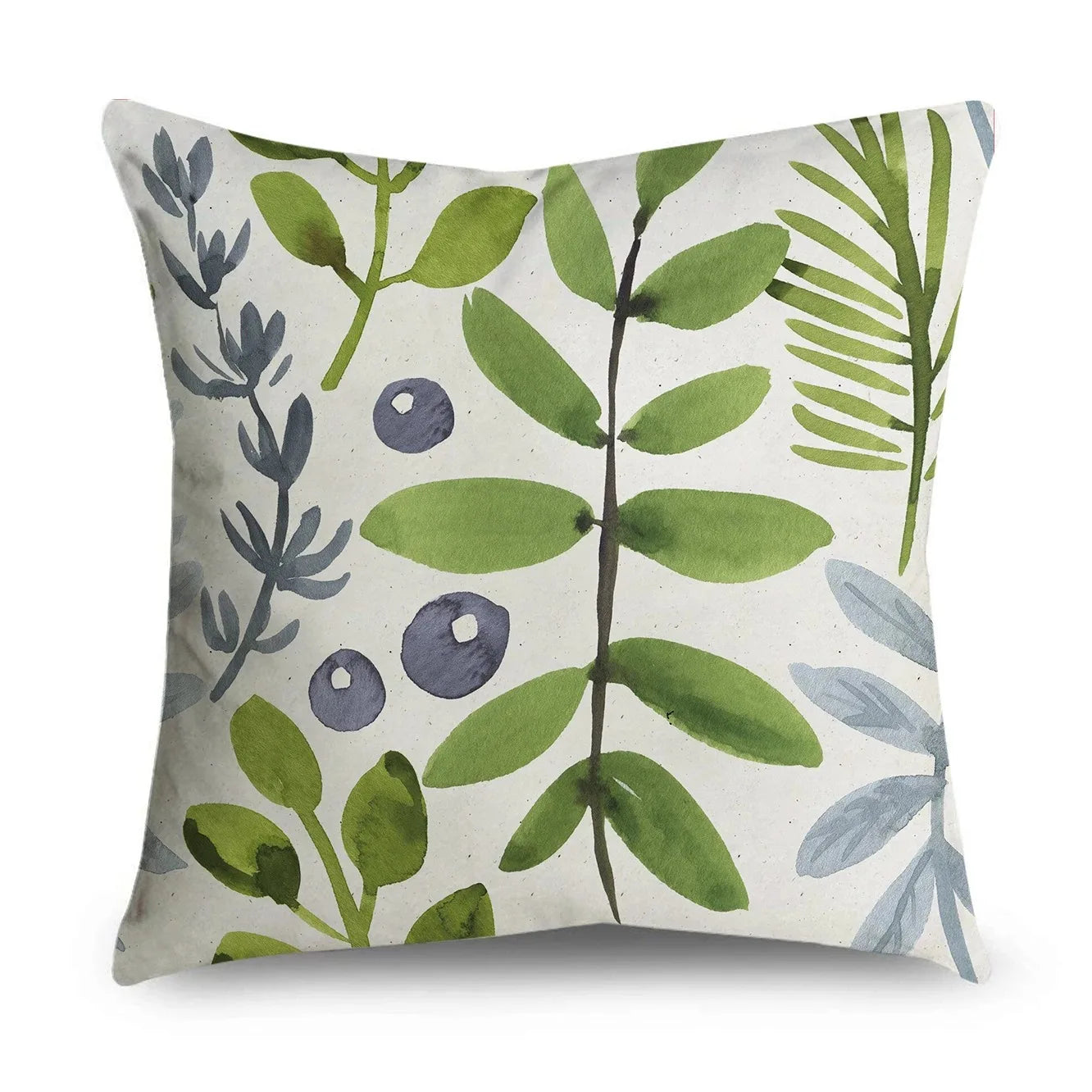 Pillowcase: Green Pattern Home Decor Cushion Cover