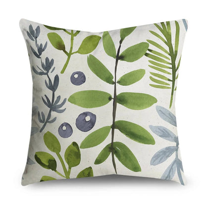 Pillowcase: Green Pattern Home Decor Cushion Cover
