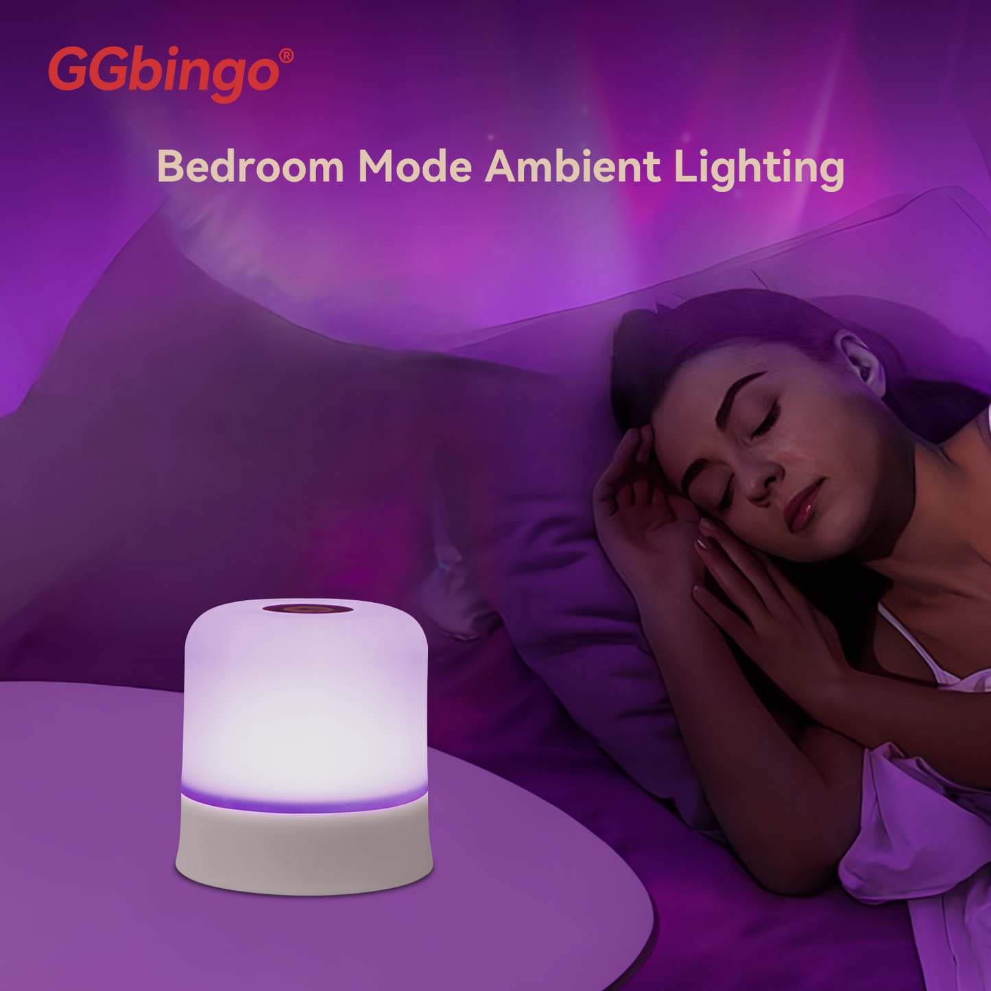 Night Lights: RGB Dimmable Night Light - Rechargeable & Remote Control