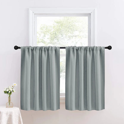 High Blackout Short Curtain, UV Protection for Kitchen