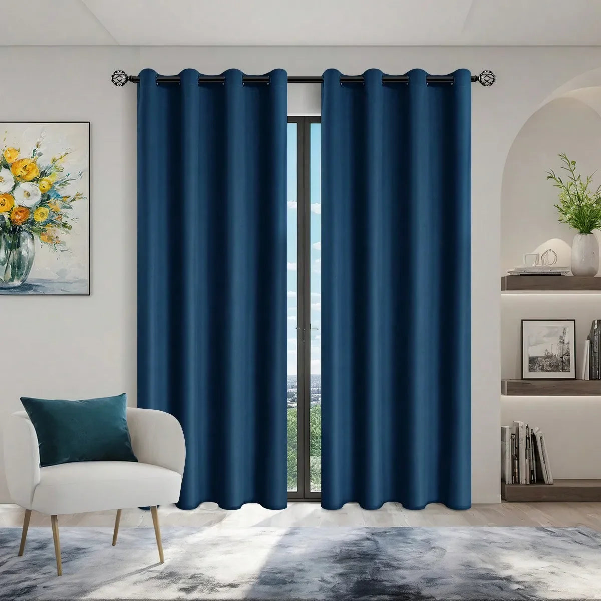 Blackout Curtains 1pc: Total Privacy, Bedroom & Living Room