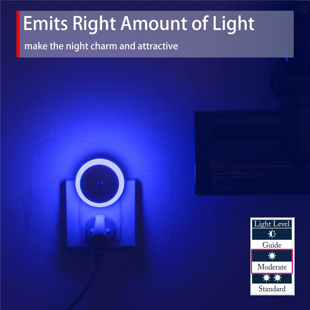 Night Lights: LED Night Light Plug-In - Smart Sensor for Bedroom & Hallway