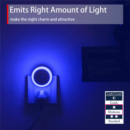 Night Lights: LED Night Light Plug-In - Smart Sensor for Bedroom & Hallway