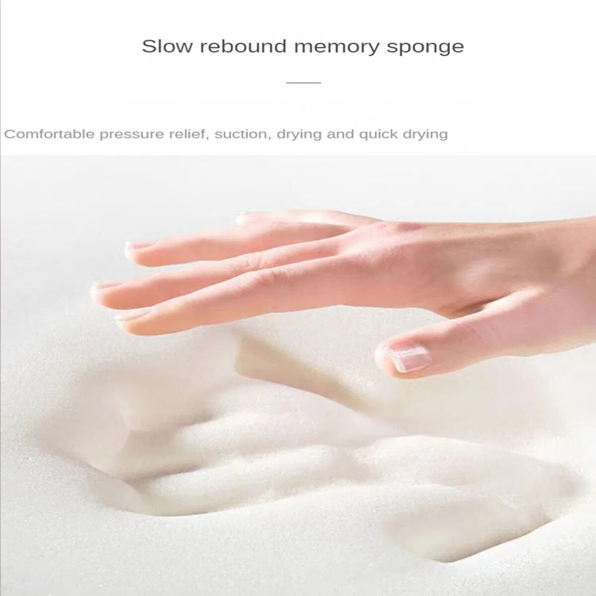 U-SHAPE Bathroom Floor Mat Toilet Mat Anti-slip Bathroom Mat Absorbent Bath Mat Home Decoration