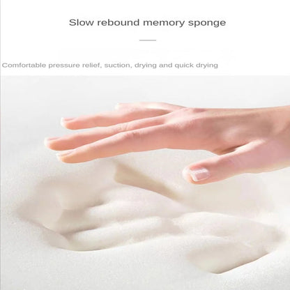 U-SHAPE Bathroom Floor Mat Toilet Mat Anti-slip Bathroom Mat Absorbent Bath Mat Home Decoration