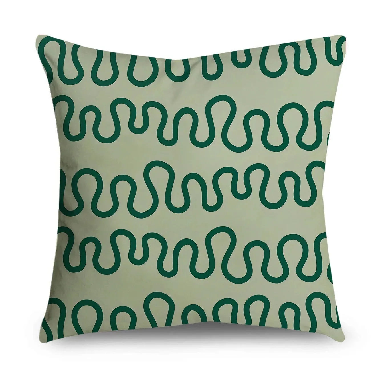 Pillowcase: Green Pattern Home Decor Cushion Cover