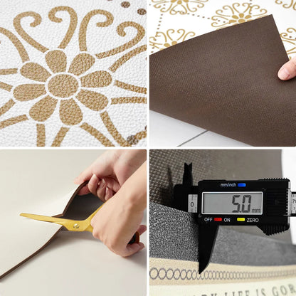 Kitchen Rug Pvc Waterproof Leather Carpet Cute Cartoon Pattern Floor Mat Non-slip Oil-proof Home Decor Rugs Alfombras De Cocina