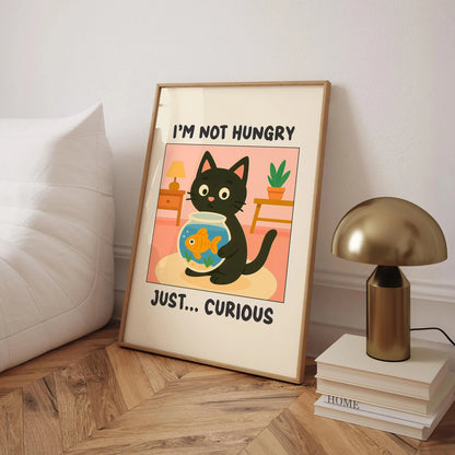 Wash Your Paws Black Cat Canvas Print Bathroom Cat You Pooping Wall Art Poster for Modern Living Room Toilet Kitchen Home Decor