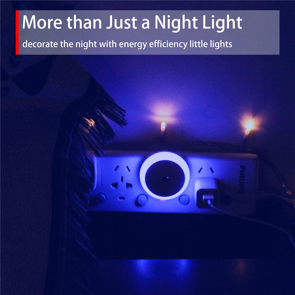 Night Lights: LED Night Light Plug-In - Smart Sensor for Bedroom & Hallway