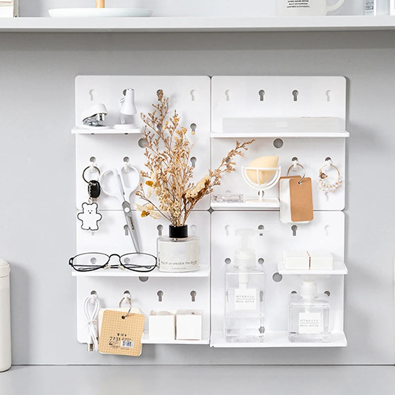 Pegboard Combination Kit, Pegboards and Accessories Modular Hanging for Wall Organizer, Crafts Organization Ornaments Display