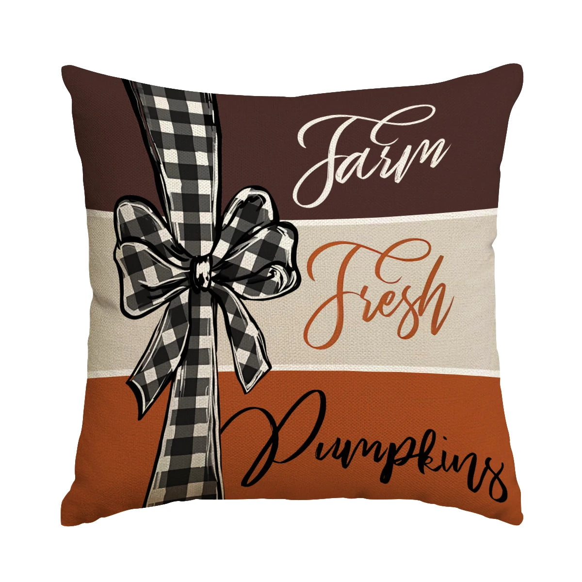 Pillow Covers - Autumn Thanksgiving Set of 1/4, No Core