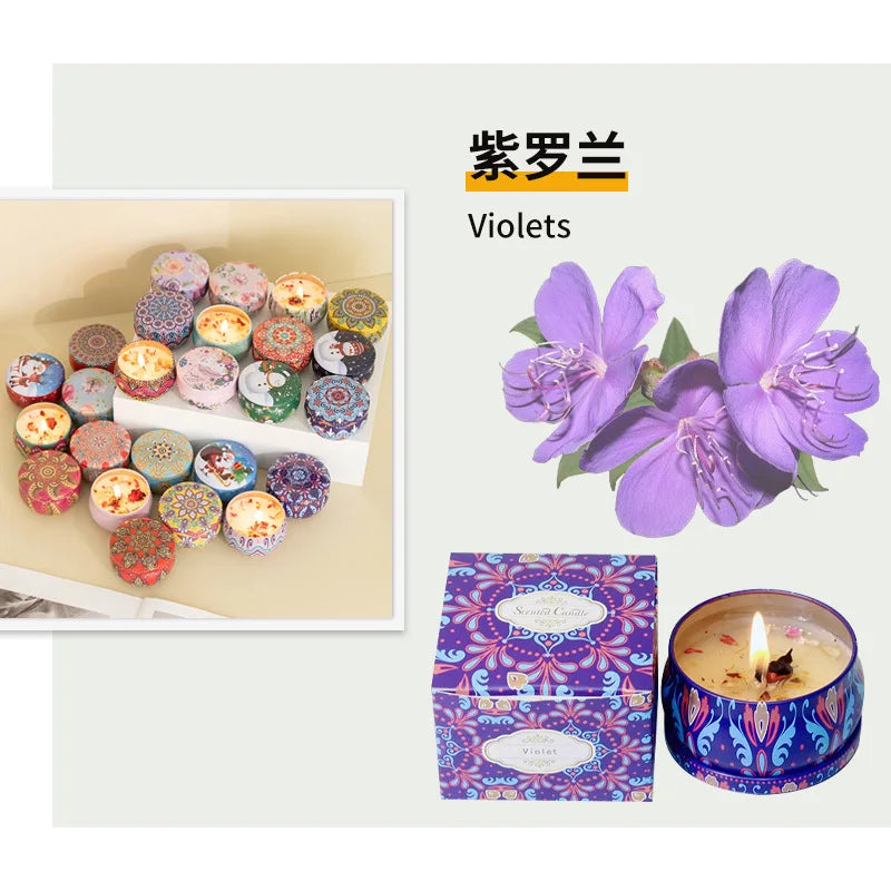 Scented Candle: Long-lasting Floral Wedding Gift