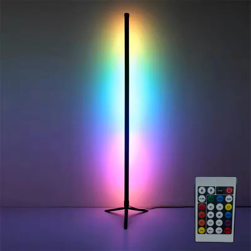 RGB Corner Floor Lamp - App Controlled & Musical Dimmable