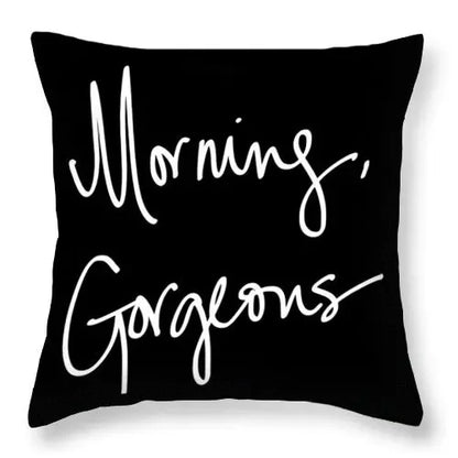 Pillow Cover - Modern Nordic Geometric Black White Design