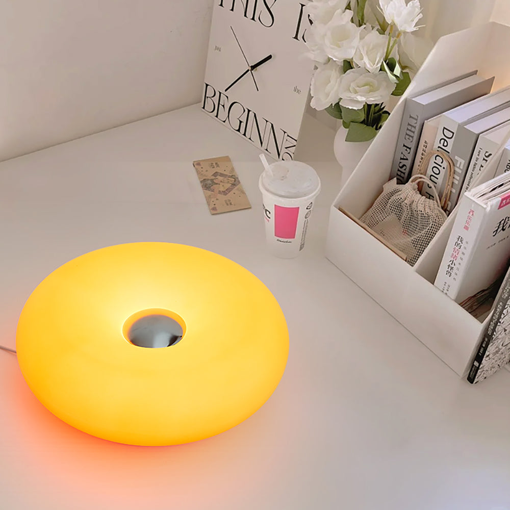 Bauhaus USB Table Lamp - Modern Donut Ambient Light