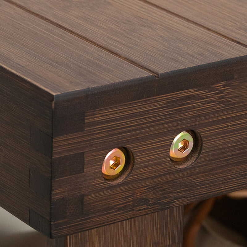 Shoe Organizer: Bamboo Shoe Rack - 2 Layer Organizer for Hallway