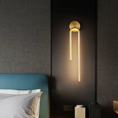 Modern LED Wall Lights Line Lamps Indoor Lighting for Bedroom Bedside TV Background Led Lamps Home Decor Light Fixture
