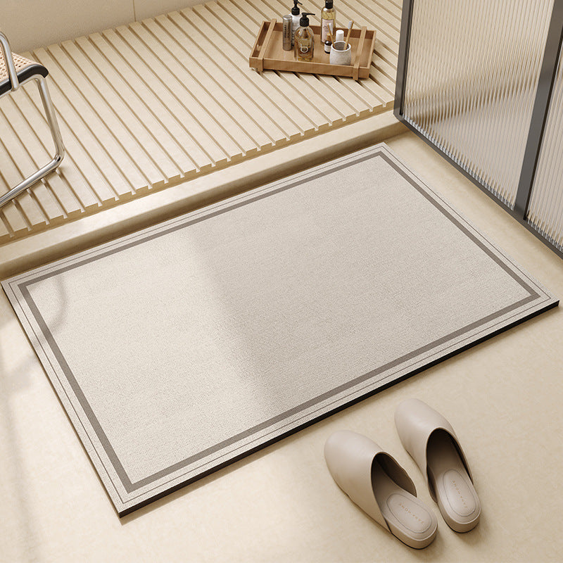 Bath Mat - Quick Dry & Absorbent Non-Slip Diatomaceous Earth 