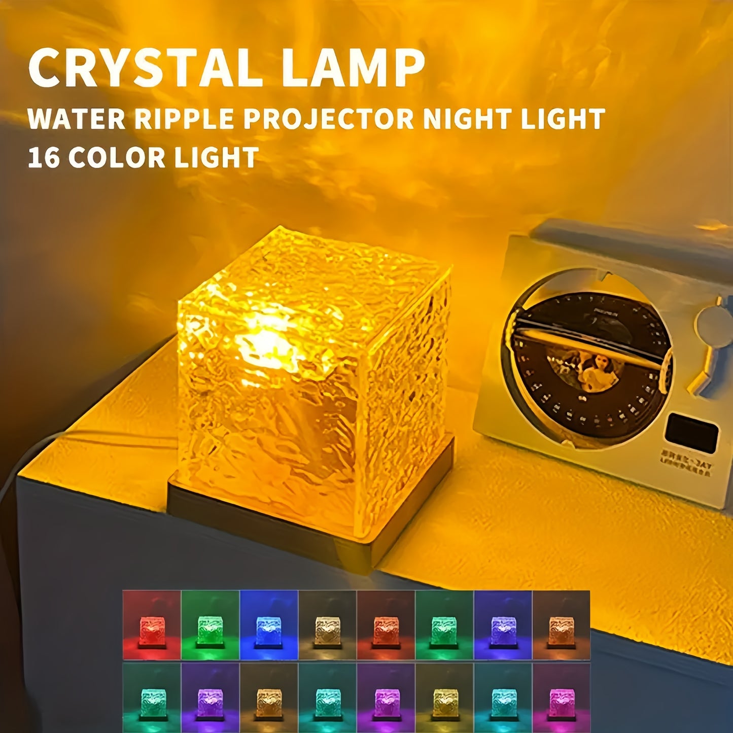 16Colors Ocean Wave Aurora Projector LED Night Light