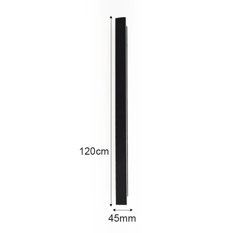 Waterproof IP65 LED Long Wall Sconce Lamp 220V 110V Garden Light Decoration Outdoor Lighting LED Wall Light External Sconce
