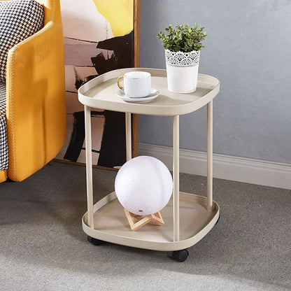 Portable Side Table: Space-Saving Round Accent